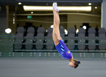 Bakıda batut gimnastikası üzrə FIG Dünya Kubokunun ilk yarış günü start götürüb. Azərbaycan, 5 mart, 2016